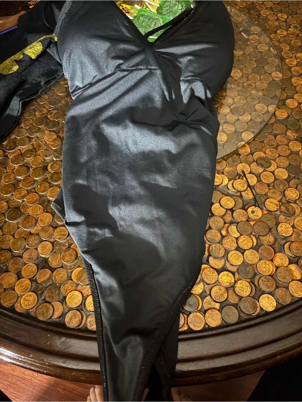 Black Men's Stretch Swim/Active Pants